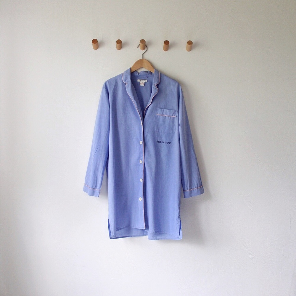 M A D E W E L L • Embroidered Sleep Shirt